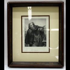 Framed Steel Print Capuchin SKU C421-951